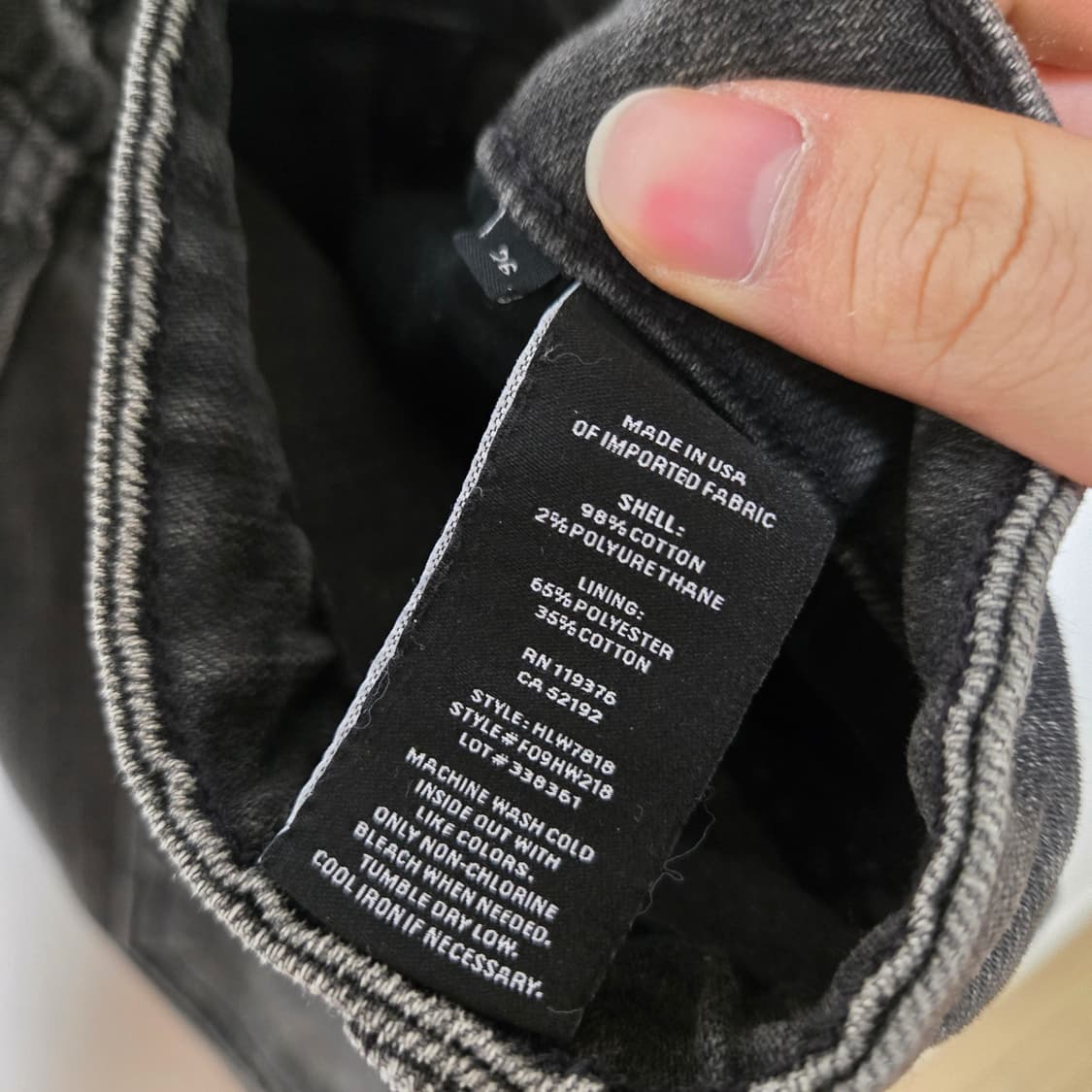 헬무트랭 앵클 스키니 데님팬츠 / 여성 바지 / 여성 청바지 상품이미지6