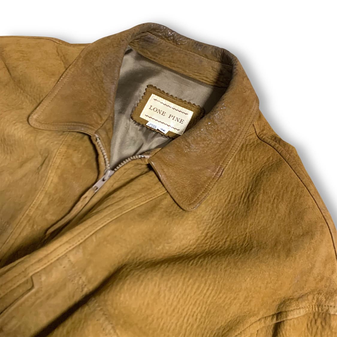 [XL] 80s LONE PINE USA Leather jacket 상품이미지6