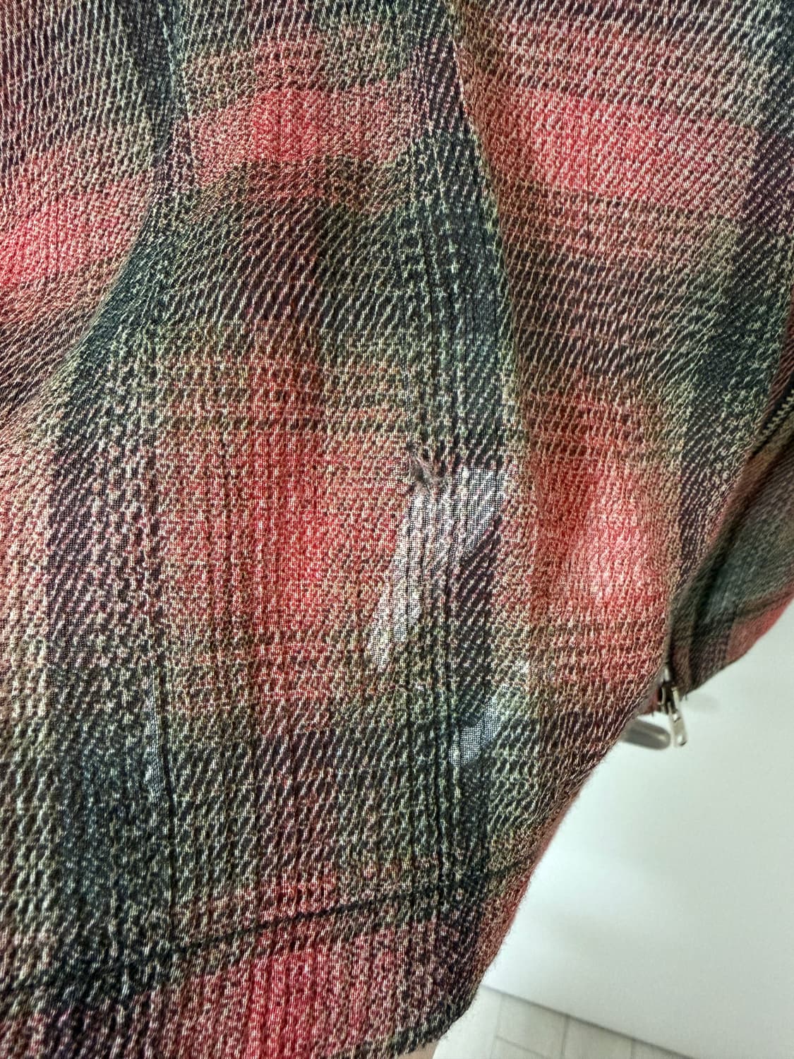 Our Legacy 보로우드 체크 집업셔츠 상품이미지4