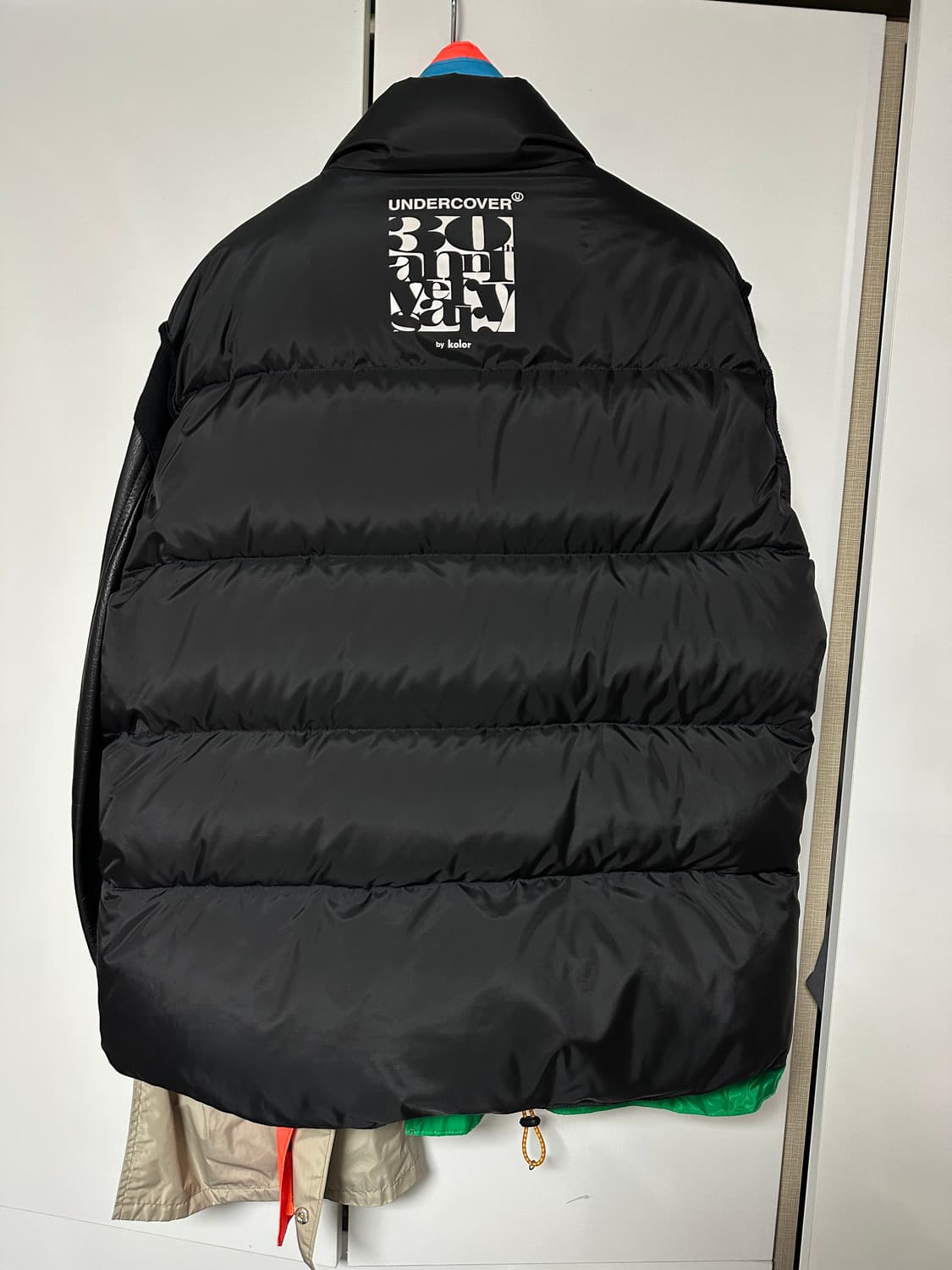 언더커버 kolor 레더슬리브 패딩 자켓 상품이미지2