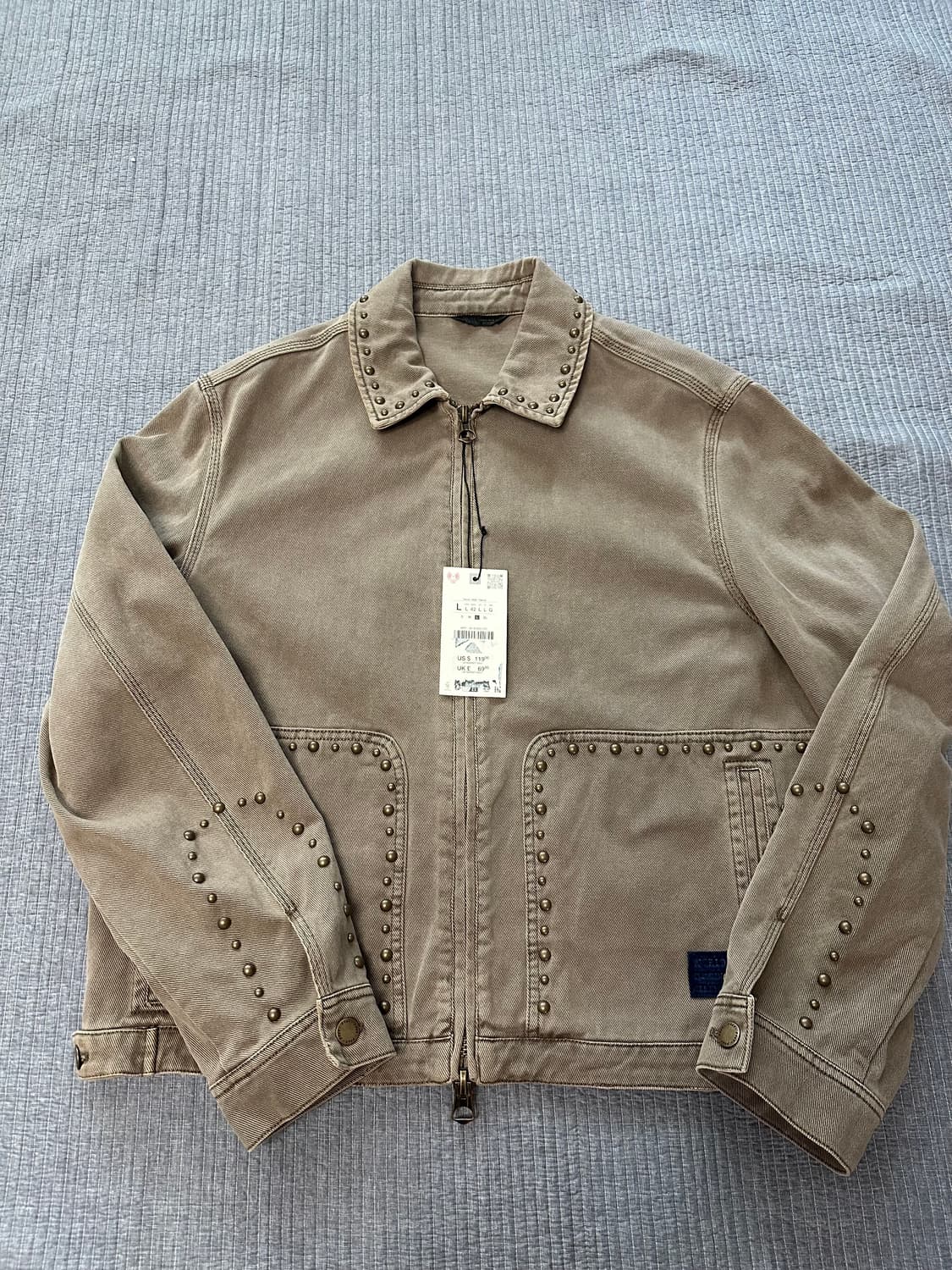 (L) 자라 웨스턴 스터드 자켓 상품이미지2