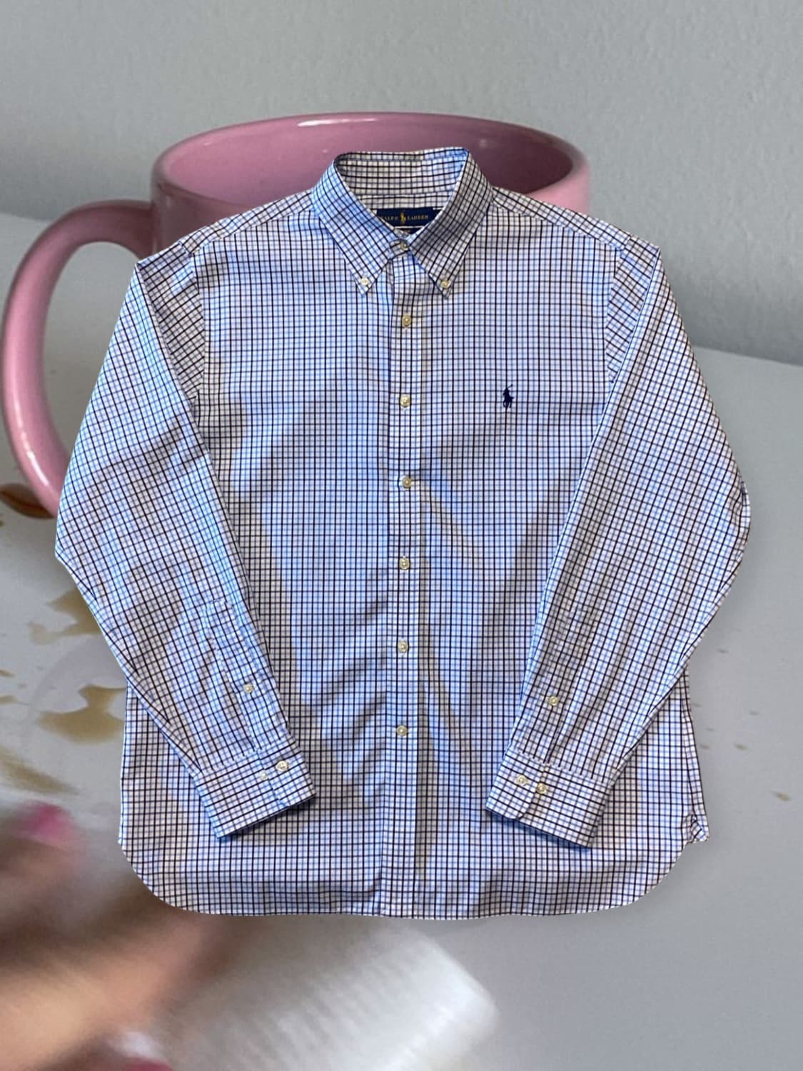 폴로랄프로렌 체크 셔츠 (Man XL) AA0276 상품이미지1