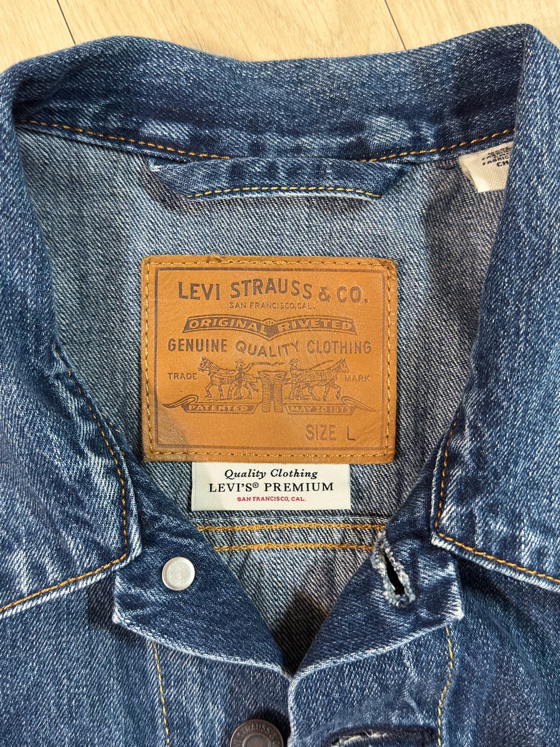 사용감 없는 리바이스 청자켓 상품이미지2