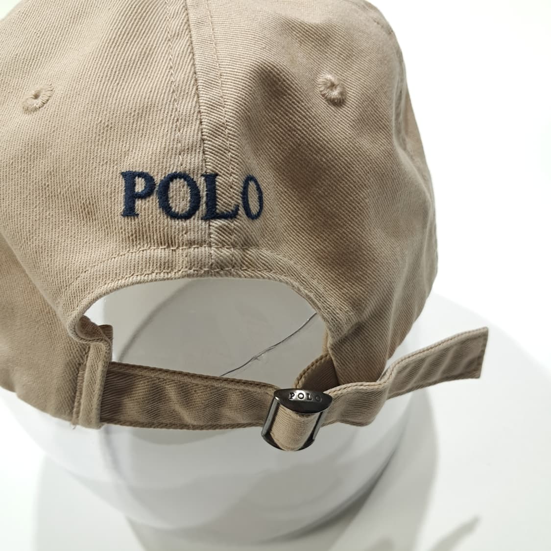 CL423 폴로 다크네이비 포니 베이지 볼캡 모자 상품이미지6