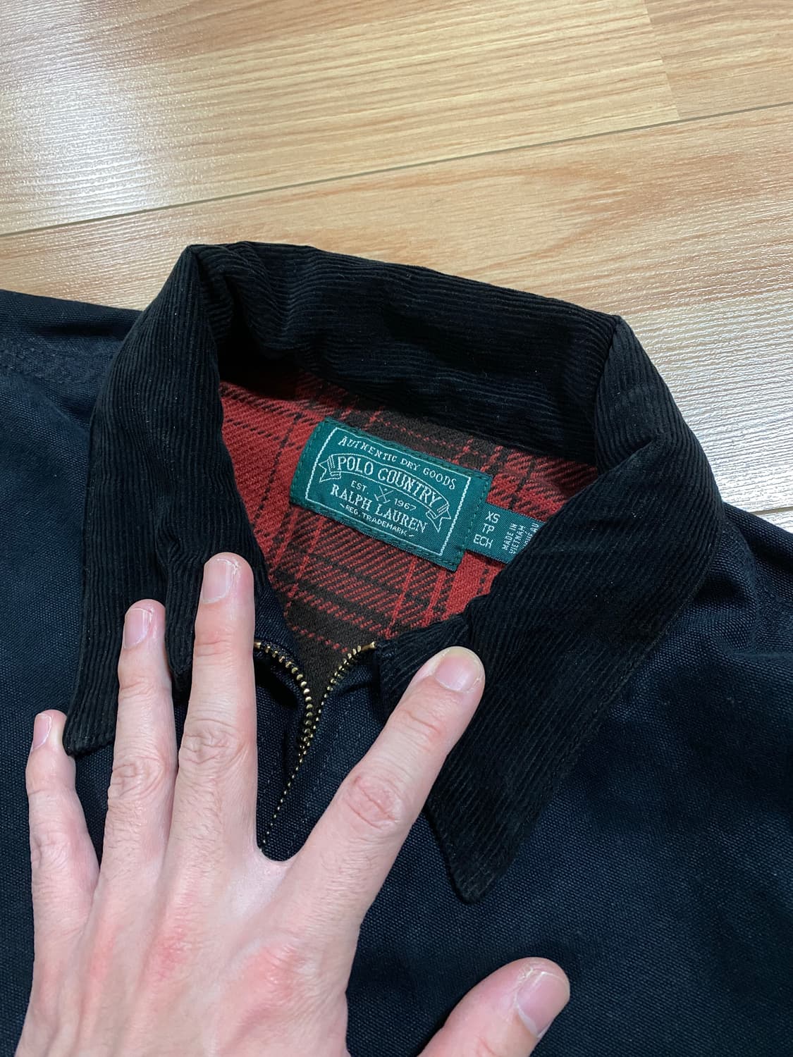 25시즌 폴로 컨트리 캔버스 자켓 xs 상품이미지5