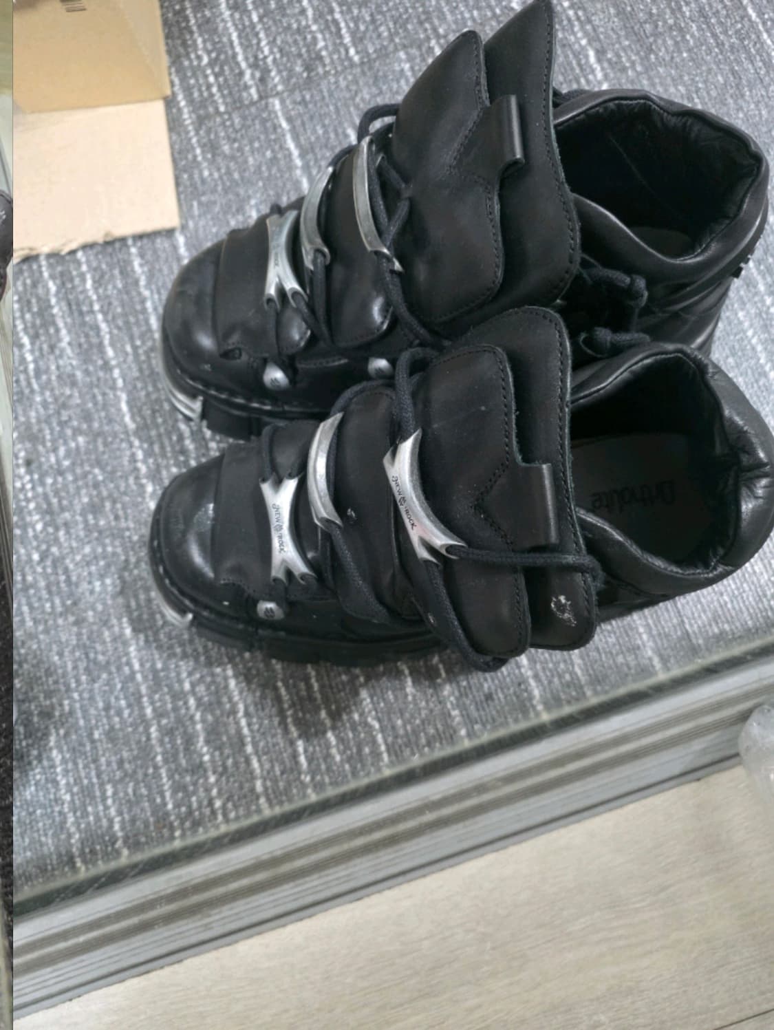 NEW ROCK 메탈릭 아이코닉  M-106-S1 클래식 플랫폼 하이탑 상품이미지2