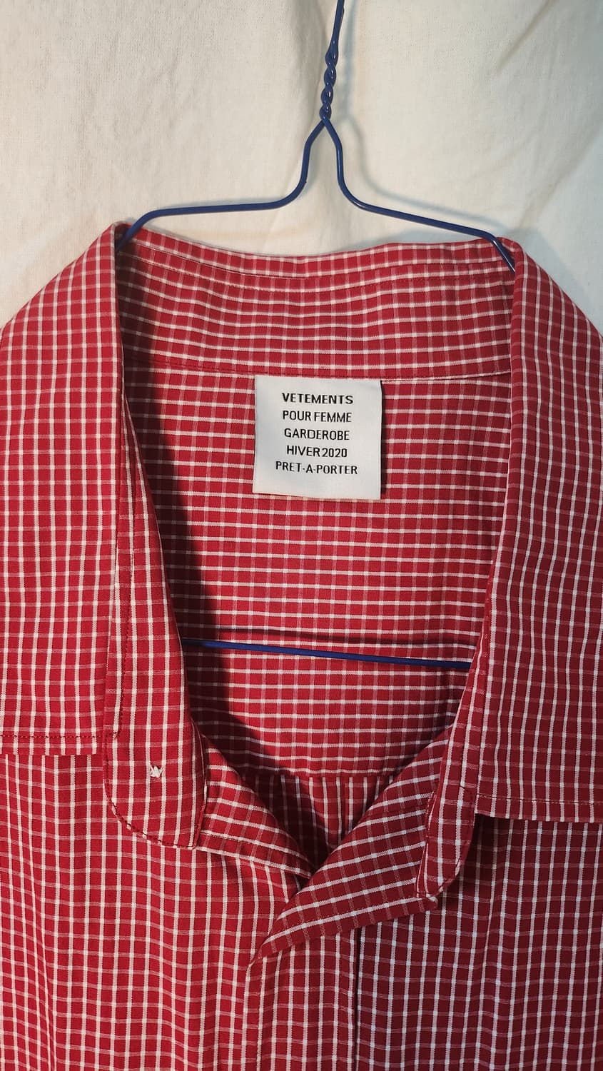 Vetements 19ss 크롭셔츠 xs 상품이미지4