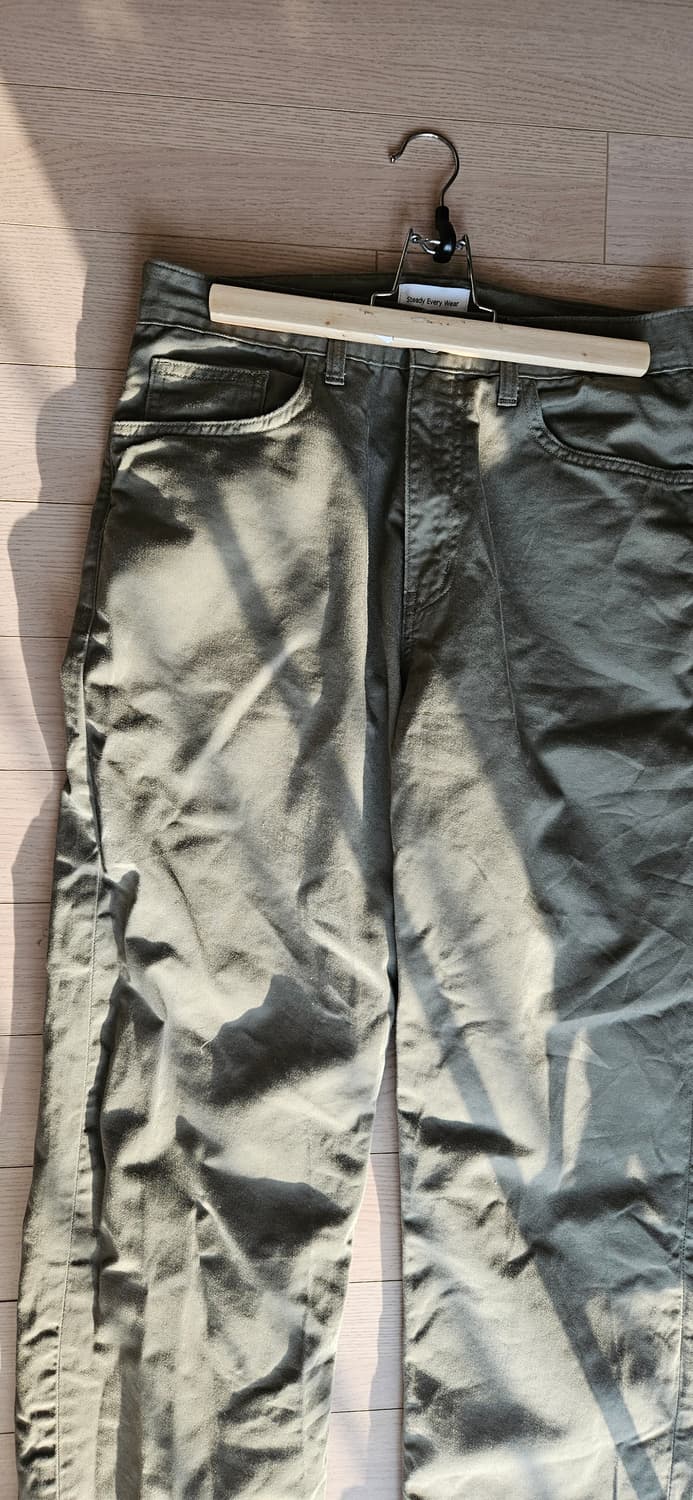 스테디에브리웨어 트윌코튼 치노 팬츠 올리브 상품이미지3