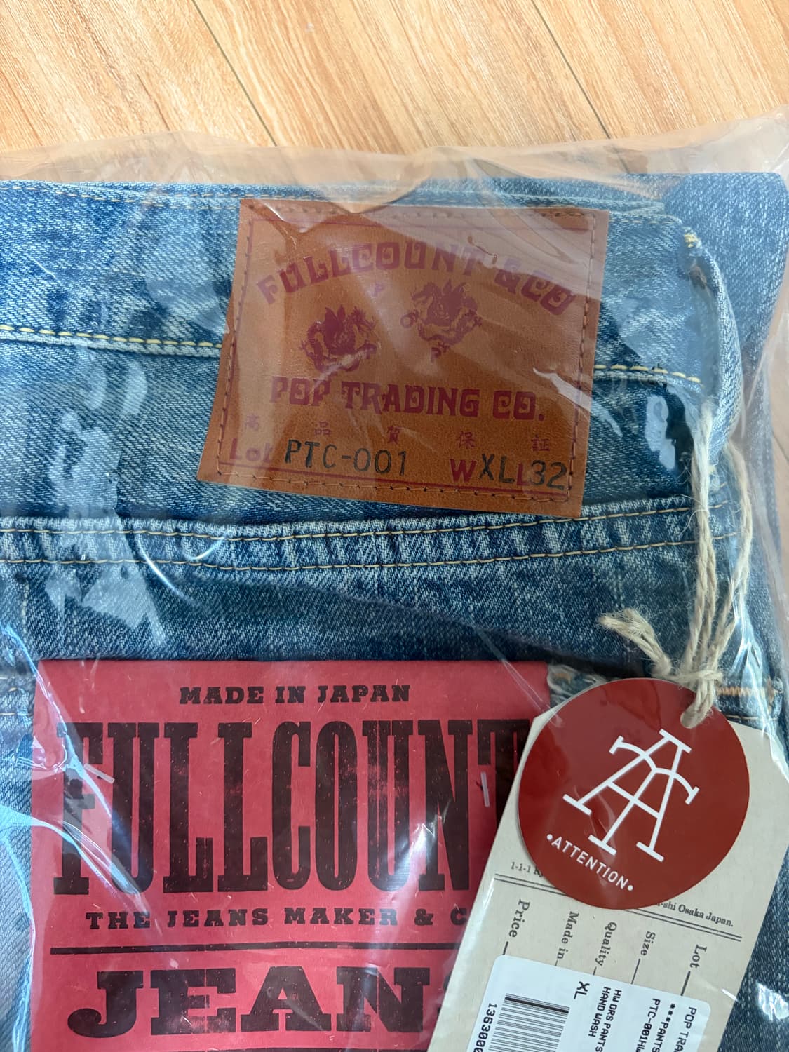 [XL] 풀카운트x팝 트레이딩 컴퍼니 HW DRS 데님 팬츠 다트포드 상품이미지4