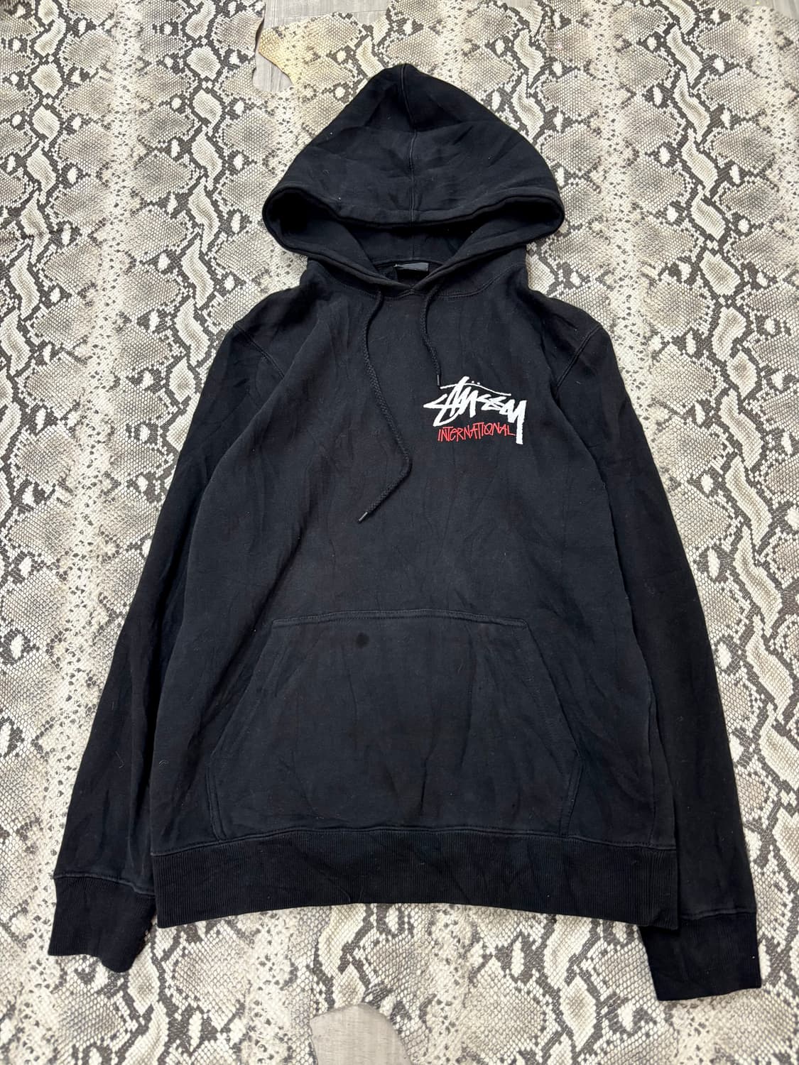 “Stussy”International Stussy Black Hoode 상품이미지3