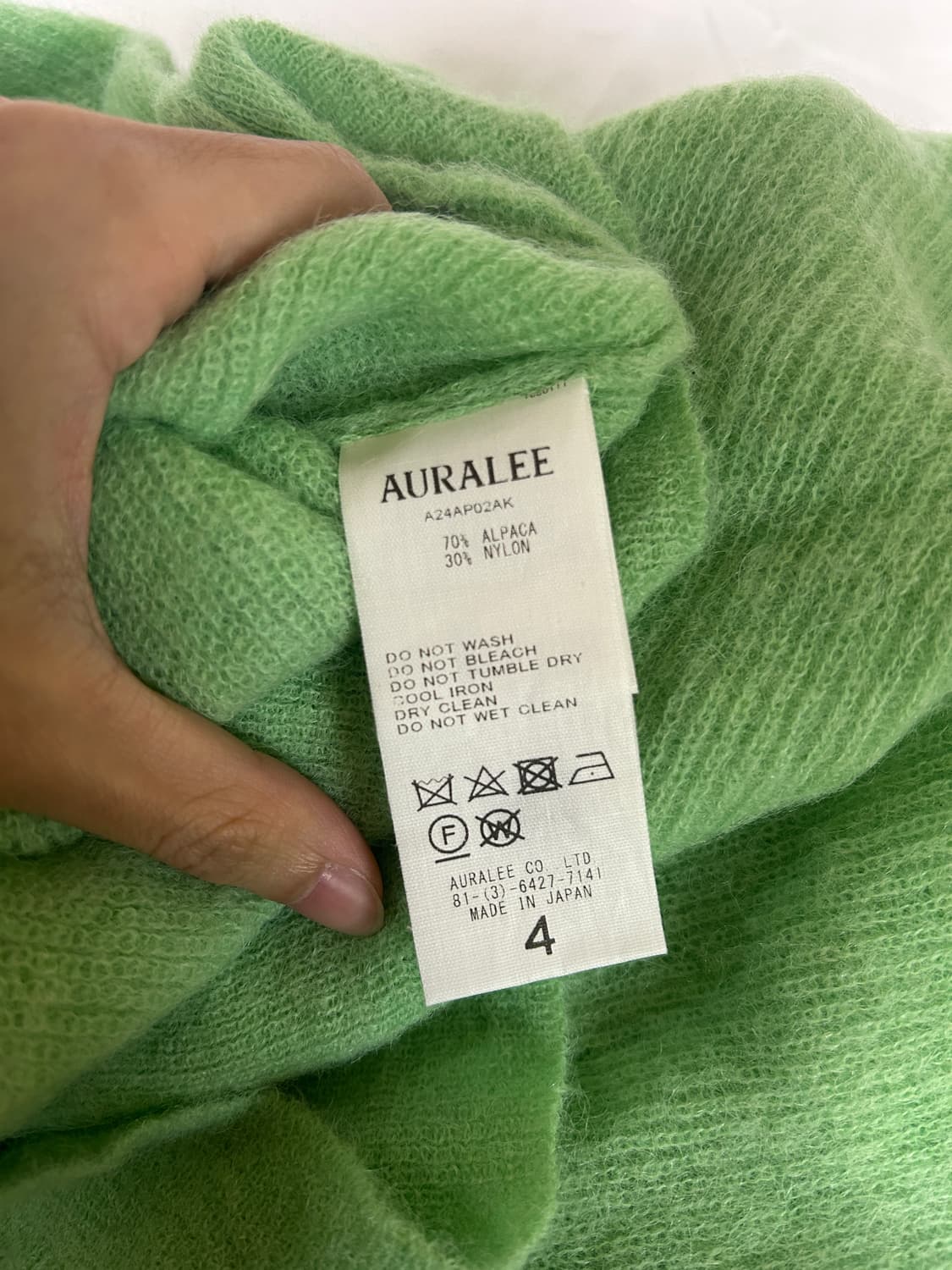 오라리 알파카 니트 상품이미지6