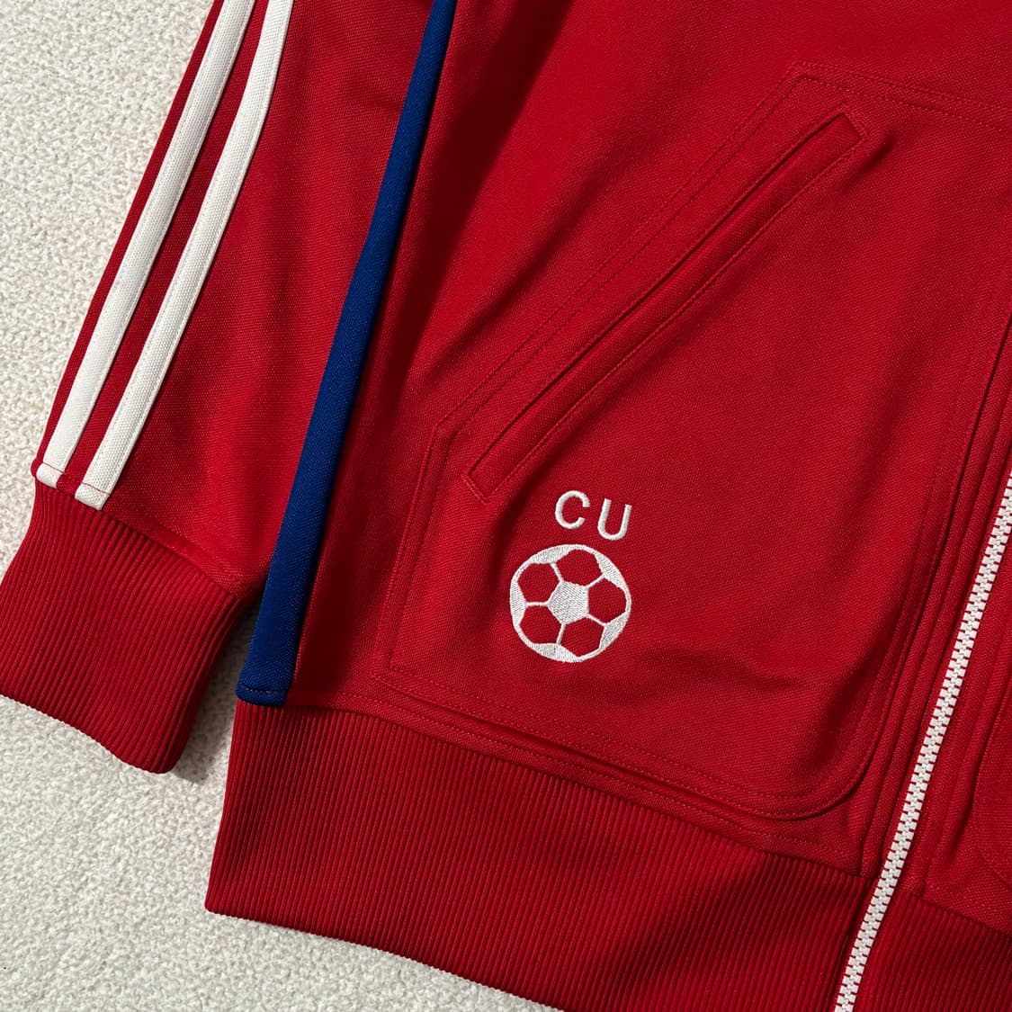 아디다스 쿠바 레드 트랙탑 져지 상품이미지3