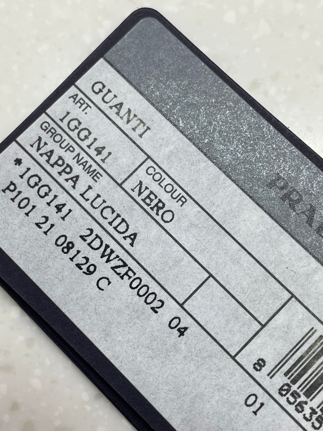 새상품 프라다 가죽 장갑 나파 레더 글러브 파우치 블랙 상품이미지7