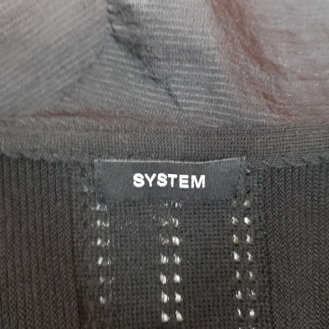 한섬 시스템 2022 카라넥 버튼 니트 가디건 F사이즈 상품이미지5