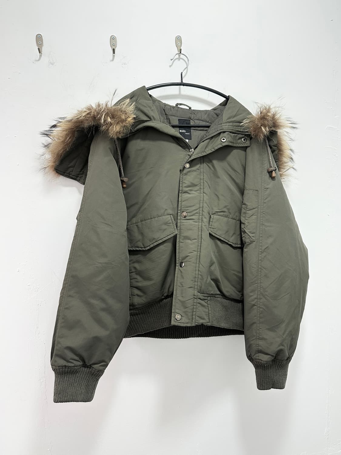 MAPS COMPANY detachable N2B fur crop jac 상품이미지4