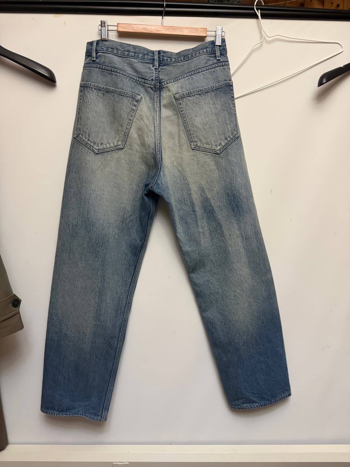 오라리 25aw 셀비지 헤비와이드 데님 상품이미지2