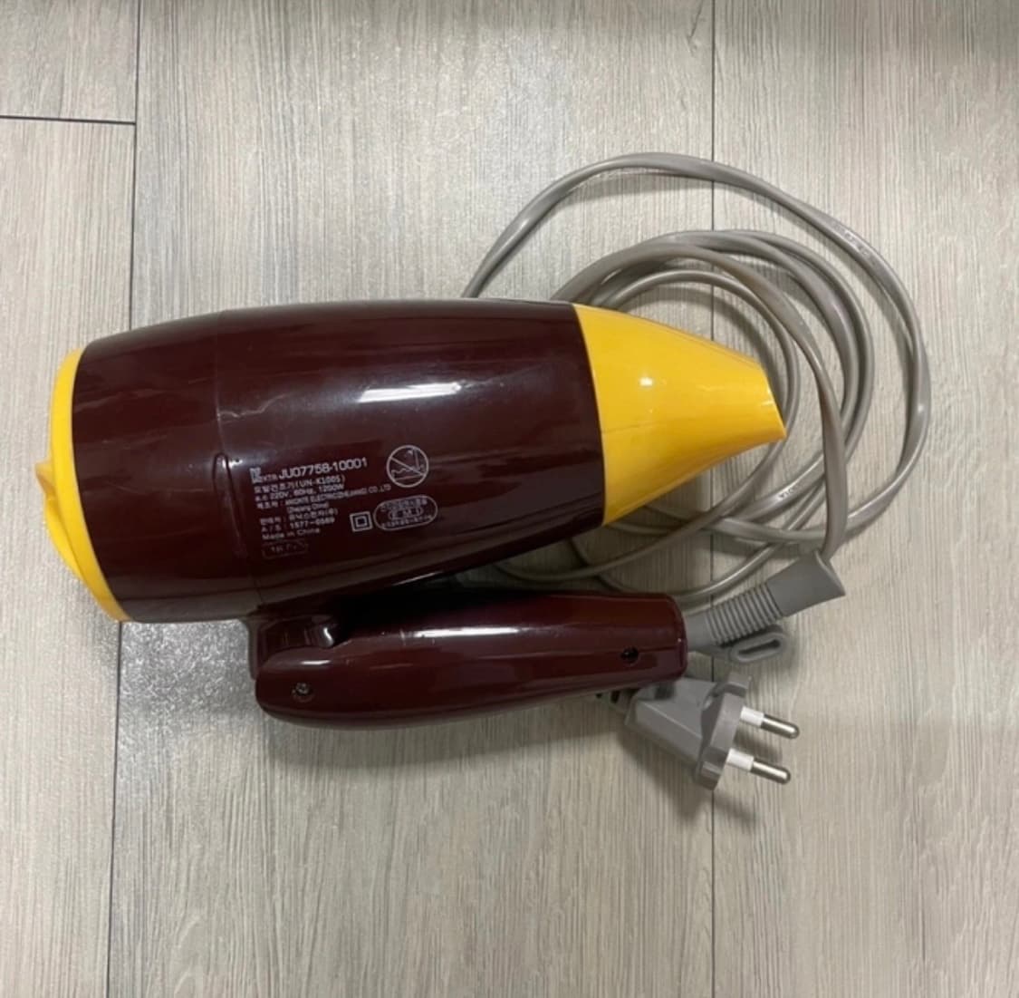 유닉스 접이식 헤어드라이기 상품이미지4