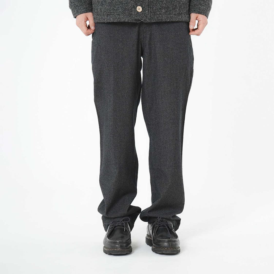 Safarispot Two Button Wool Pants (Black) 상품이미지2