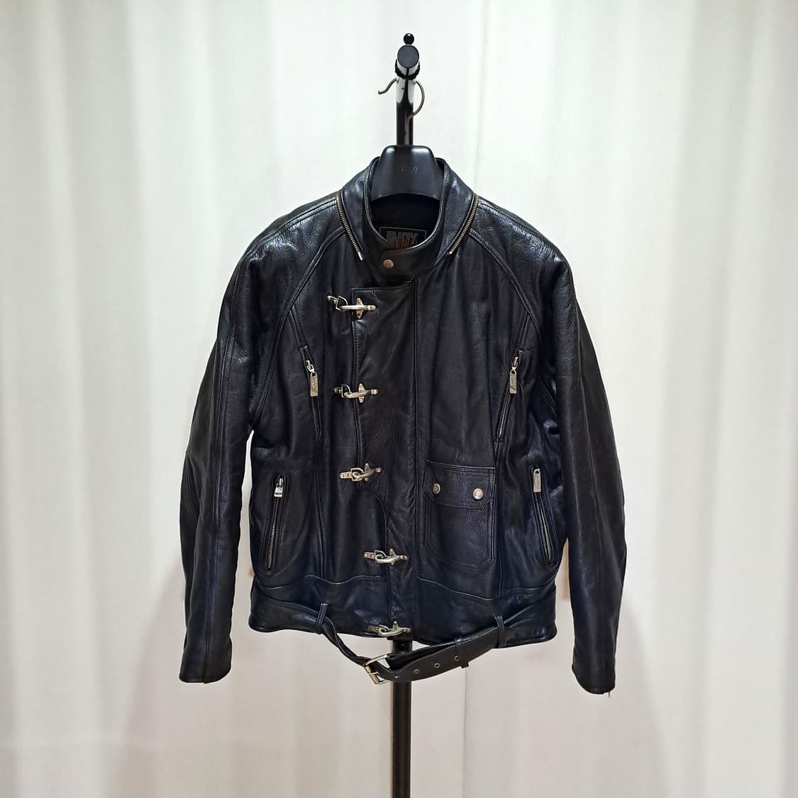 (택포) 90's 안전지대 파이어맨 가죽자켓 XL 상품이미지1