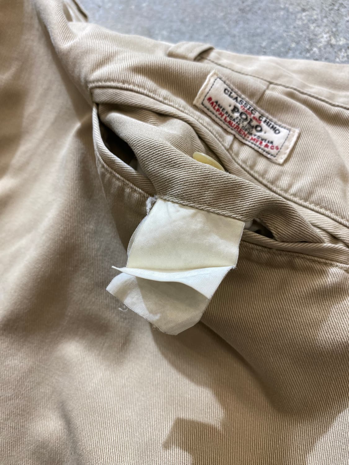 [37-38] 90-00s Polo 폴로 랄프로렌 베이지 앤드류 치노팬츠 상품이미지8
