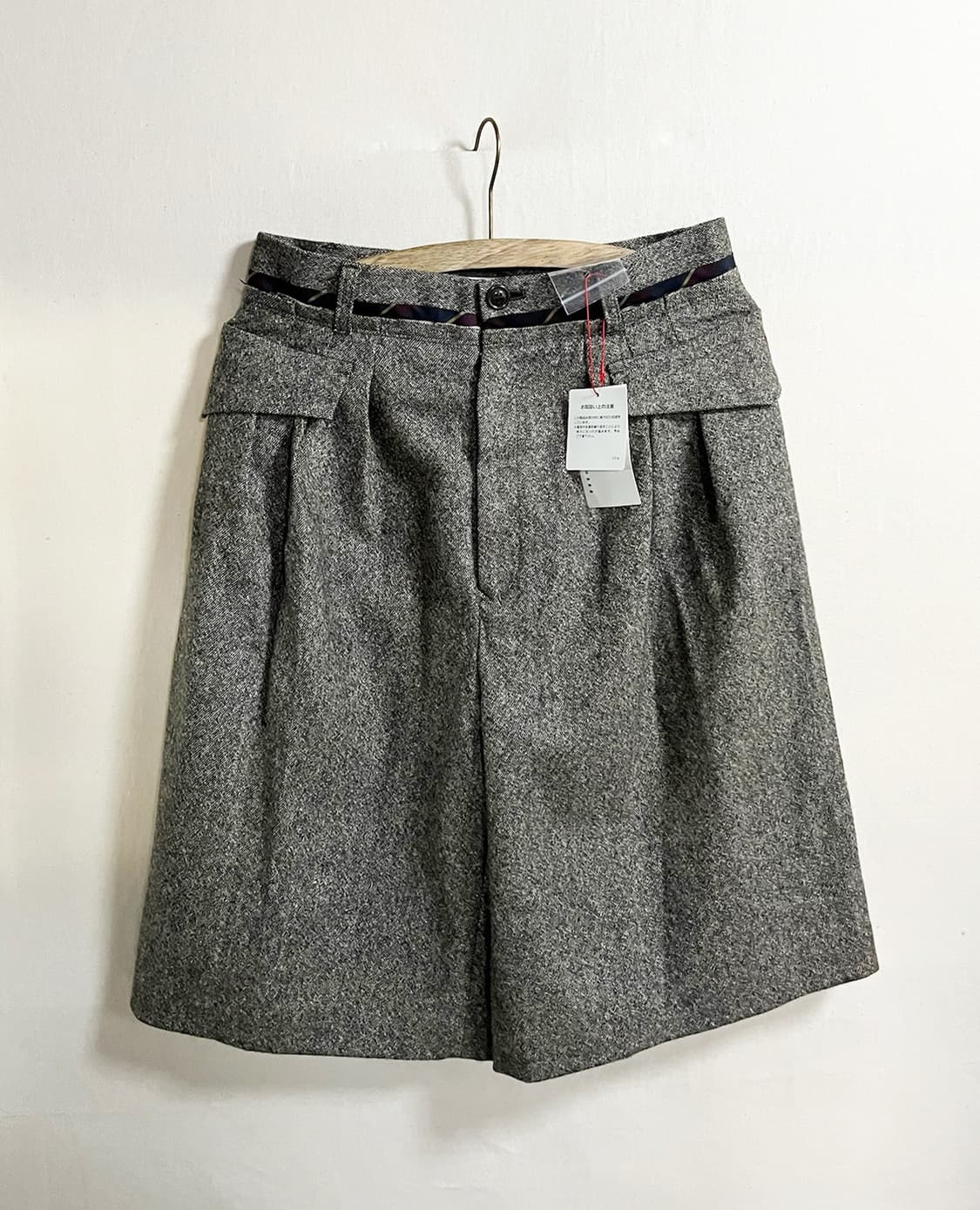 SUNAOKUWAHARA tweed wool pants 상품이미지7