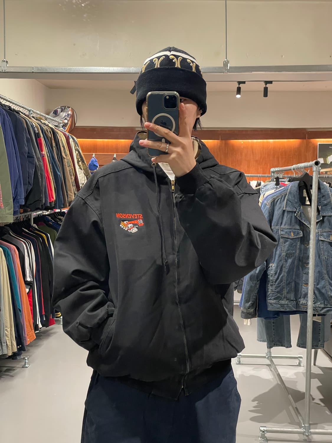 90's 빈티지 엑티브 후드 자켓   상품이미지1