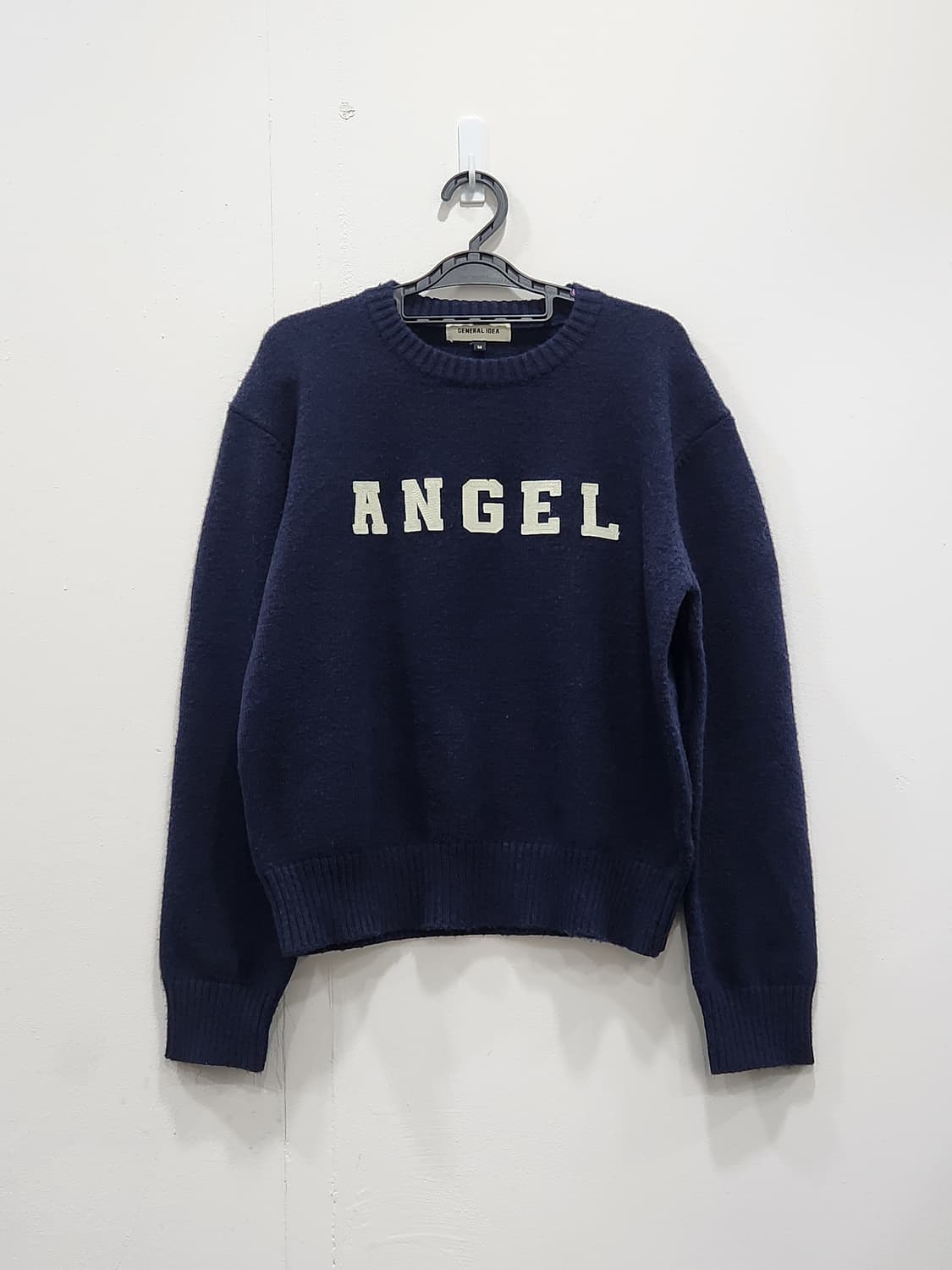 [M] 제너럴아이디어  엔젤 니트 여성 M 네이비 상품이미지1