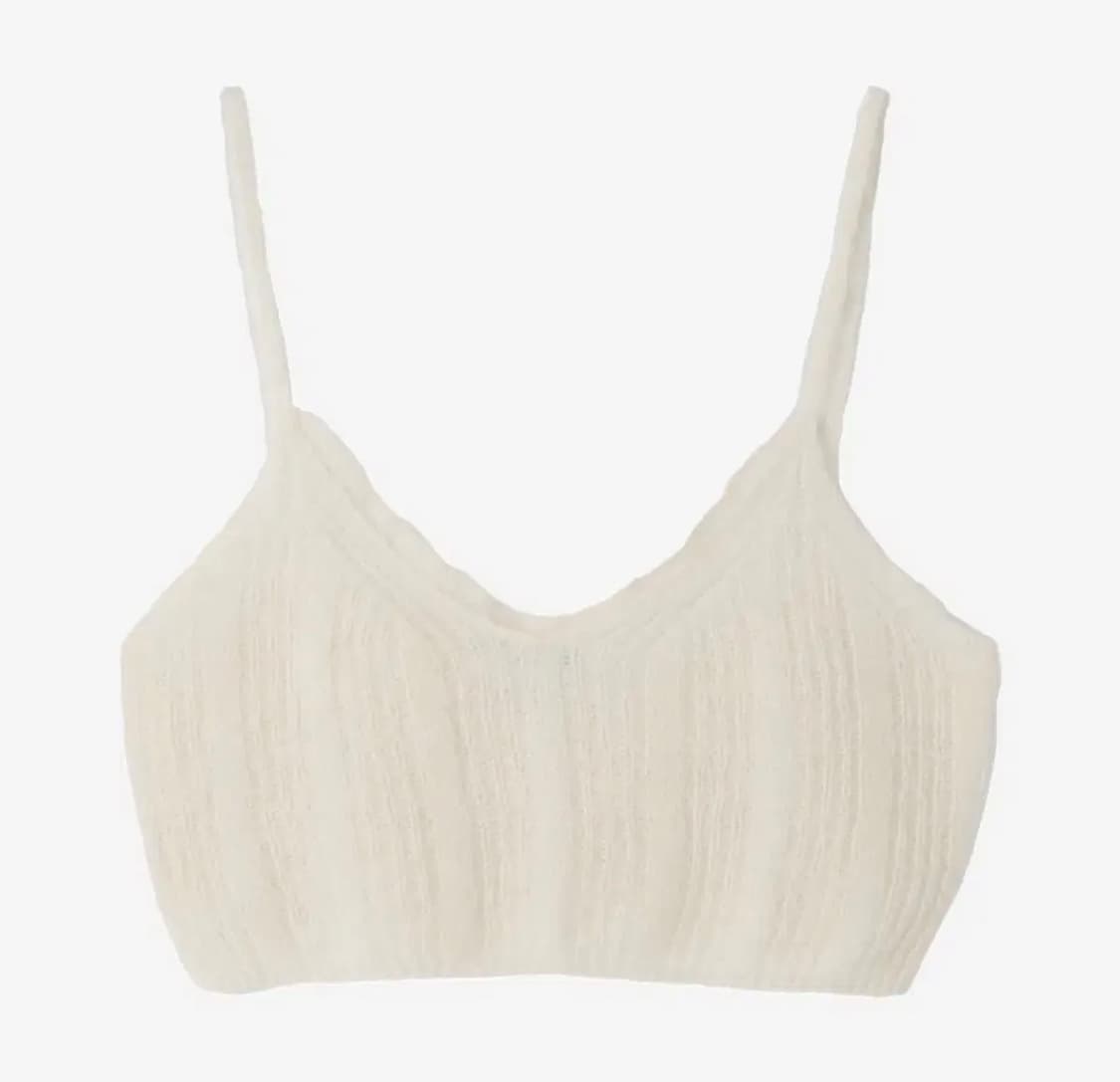 타낫 찹 니트 뷔스티에 아이보리 chop knit buistier 상품이미지1