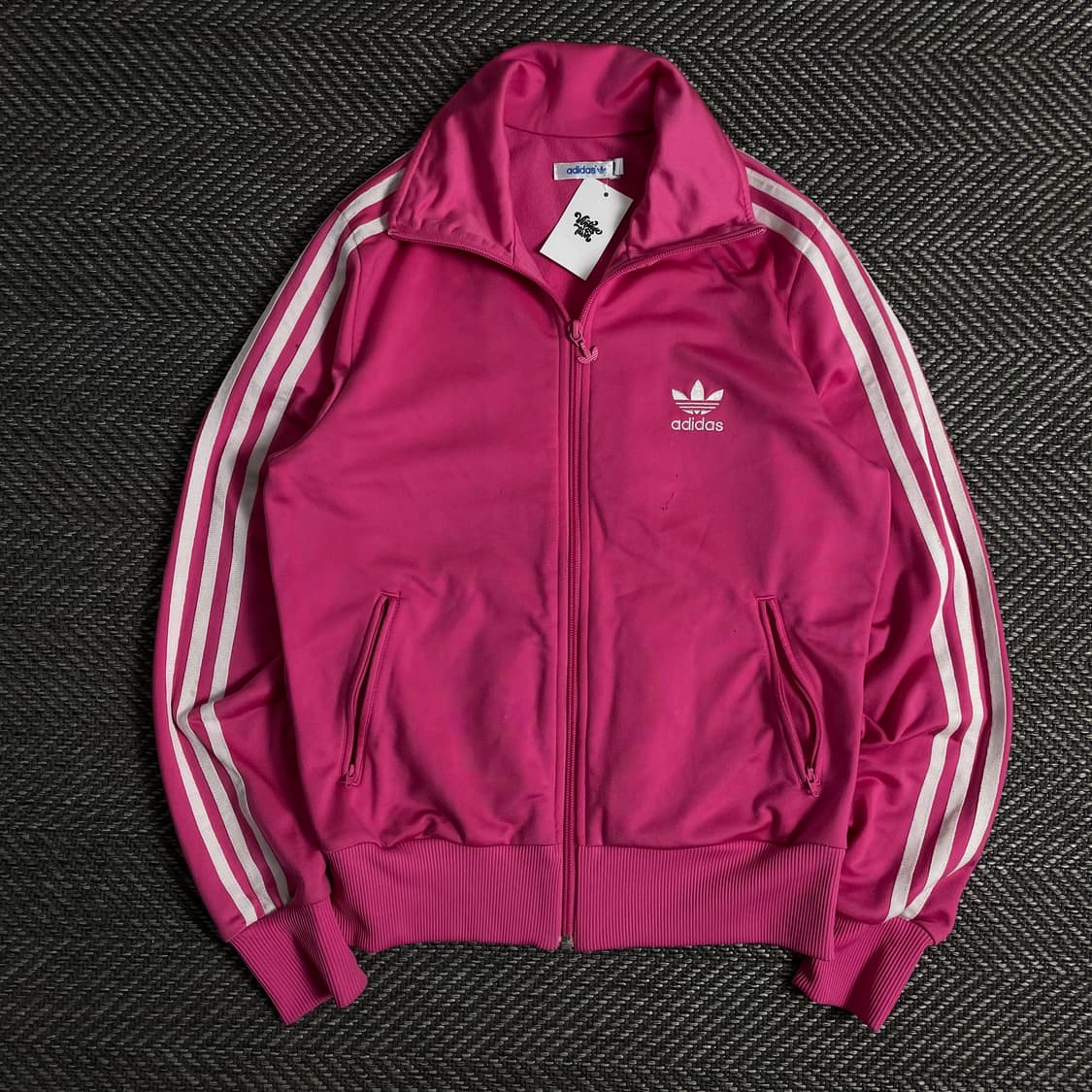 아디다스 파이어버드 우먼스 빅로고 크롭 트랙탑 져지o 3250 상품이미지1