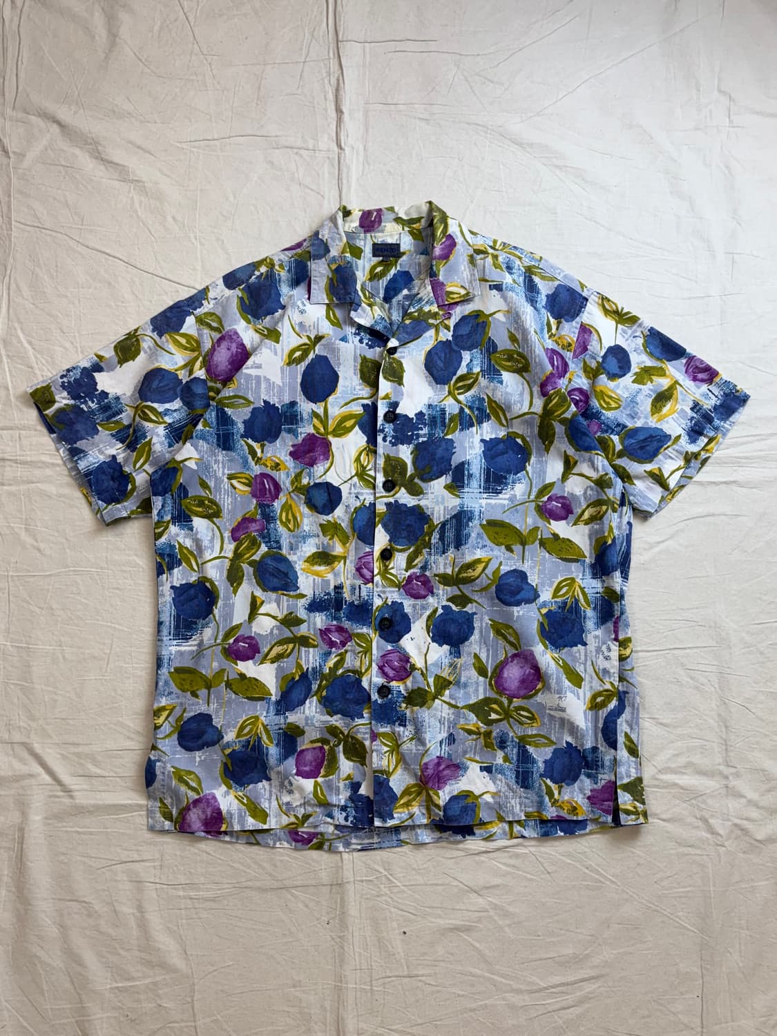 KENZO 겐조 90s 빈티지 플라워 패턴 셔츠 상품이미지1