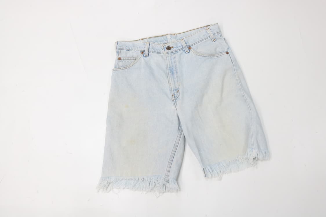 리바이스 빈티지 550 오렌지탭 커스텀 데님 쇼츠 (W32) 상품이미지7