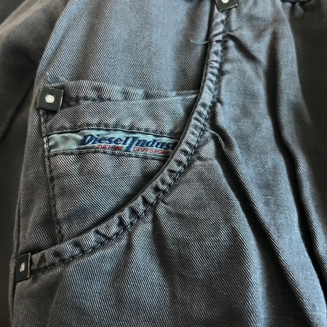 디젤 면 자켓 간절기 자켓 버클 디테일 카고 아메카지XS 상품이미지5