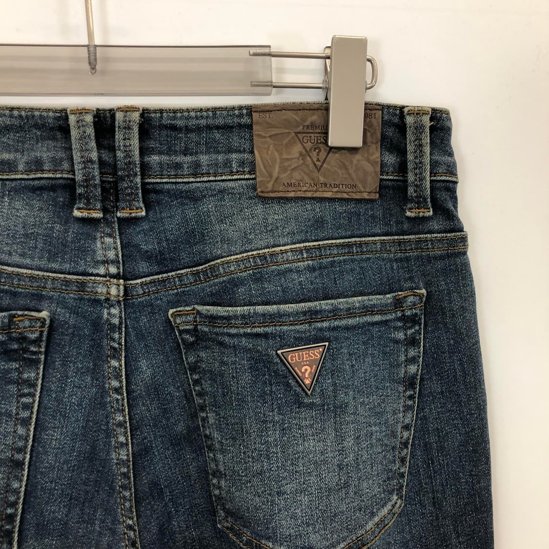 게스 프리미엄 스틸로고 데님진 29 인치 상품이미지4