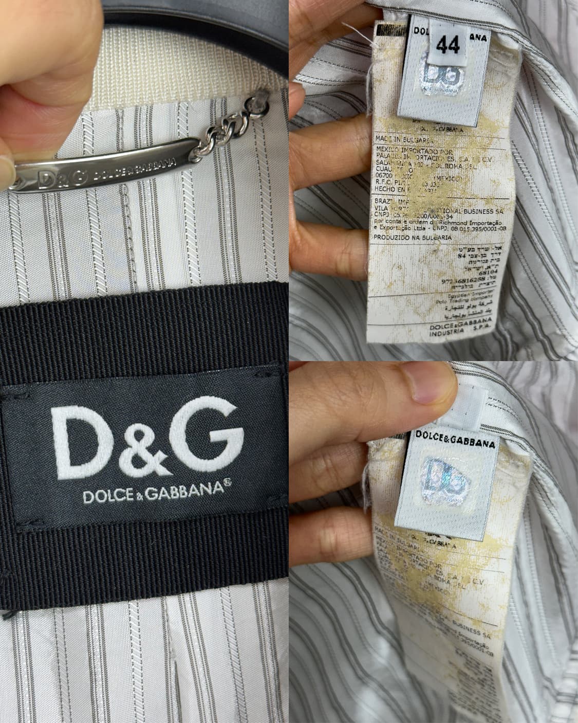 Dolce & Gabbana 2000s Buckle Neck Button 상품이미지8