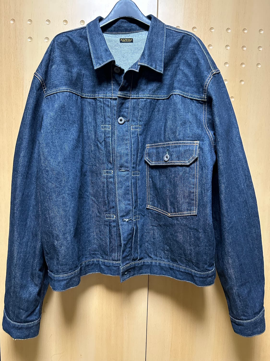 캐피탈 14온즈 데님 1ST 원 워시 자켓 인디고 5사이즈 상품이미지2
