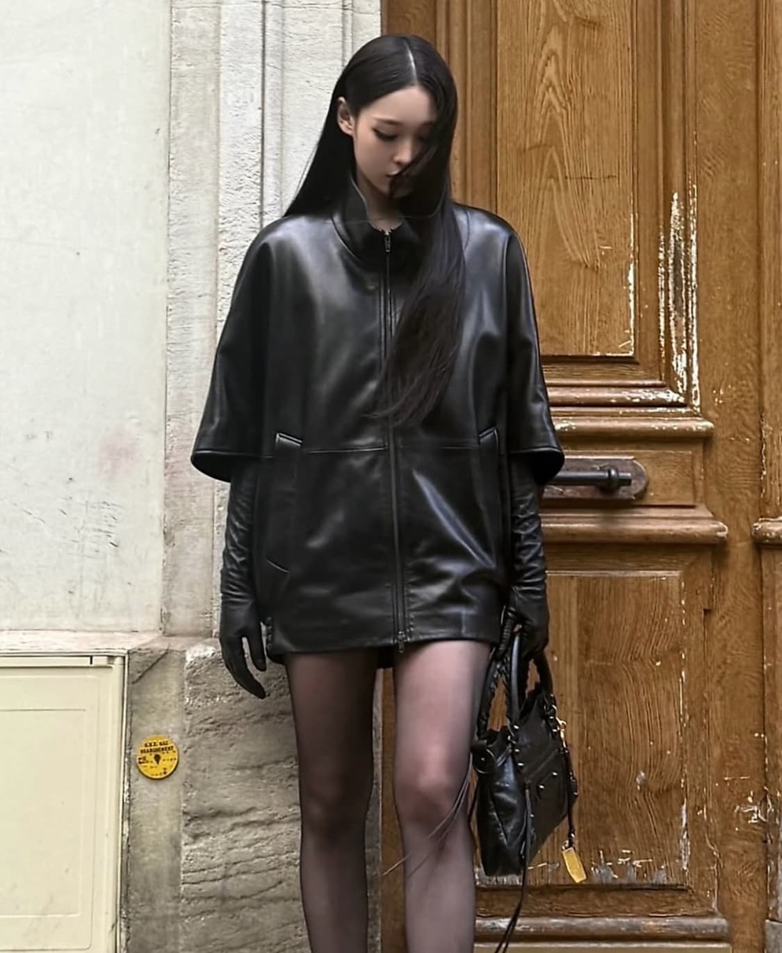 [A 정품] 발렌시아가 시티 모터백 타운 블랙 상품이미지8