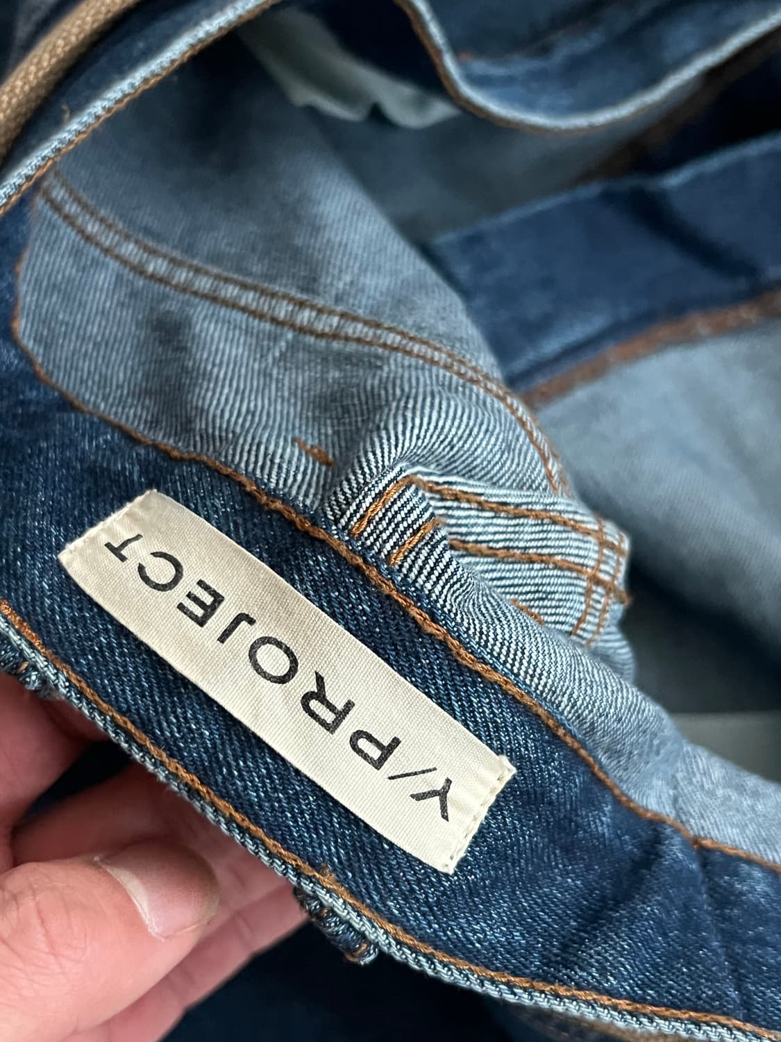 와이프로젝트 클래식 패널 데님진 상품이미지3