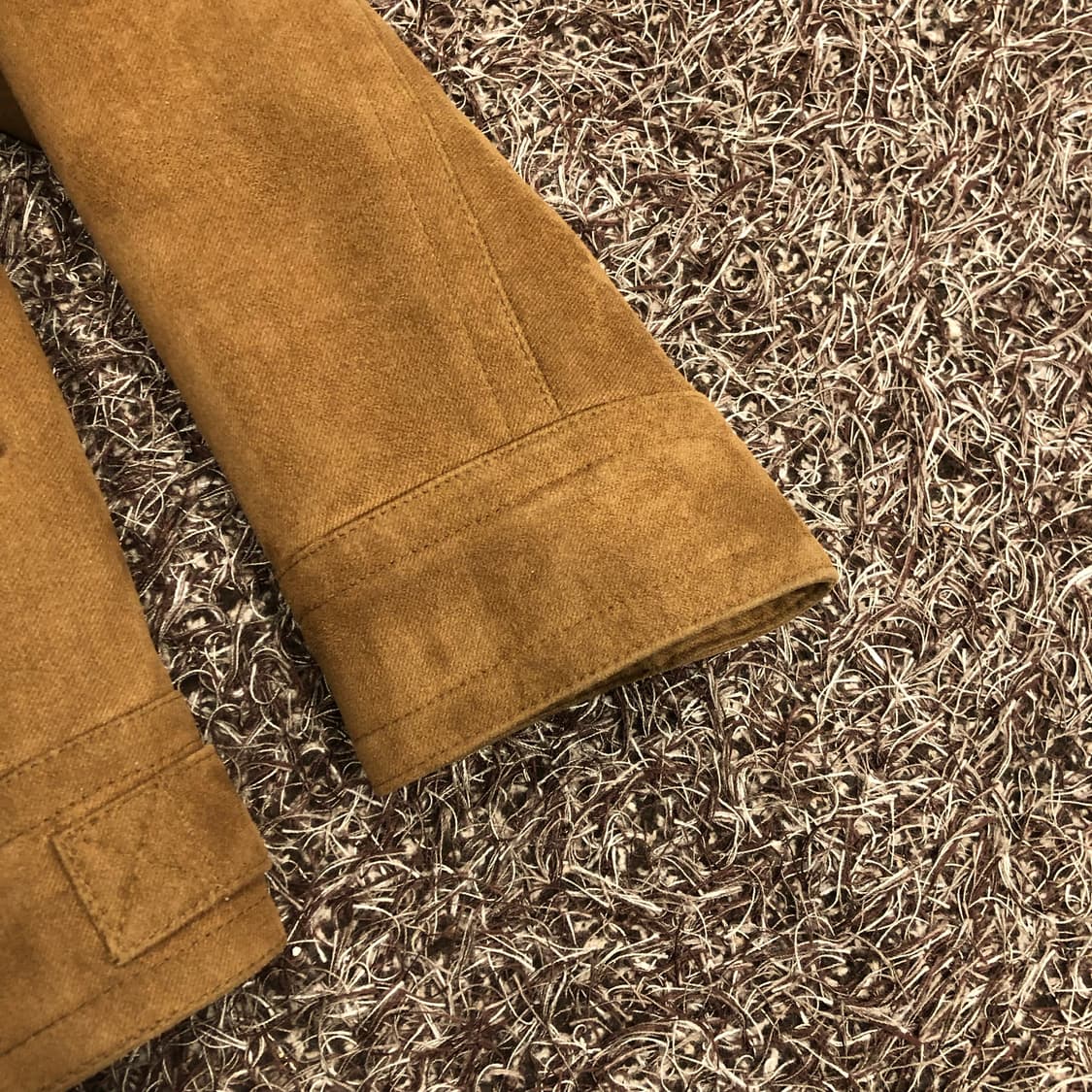 UGIZ 스웨이드 브라운 퍼 무스탕 자켓 상품이미지4