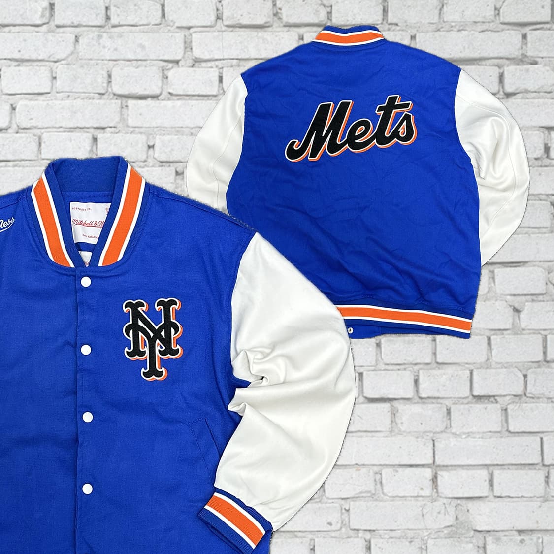 미첼앤네스 뉴욕메츠 빈티지 야구점퍼 M 상품이미지1