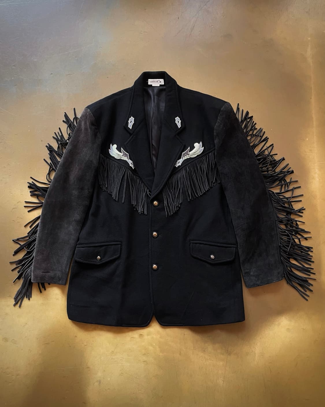 1980-90s KANSAI O2 Archive Fringe Jacket 상품이미지3