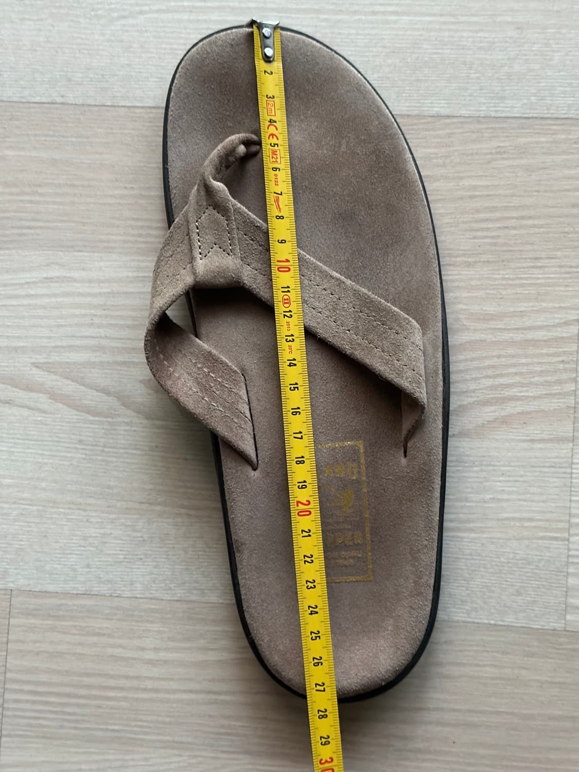 아일랜드 슬리퍼 라이트 브라운 스웨이드 쪼리 280 상품이미지5