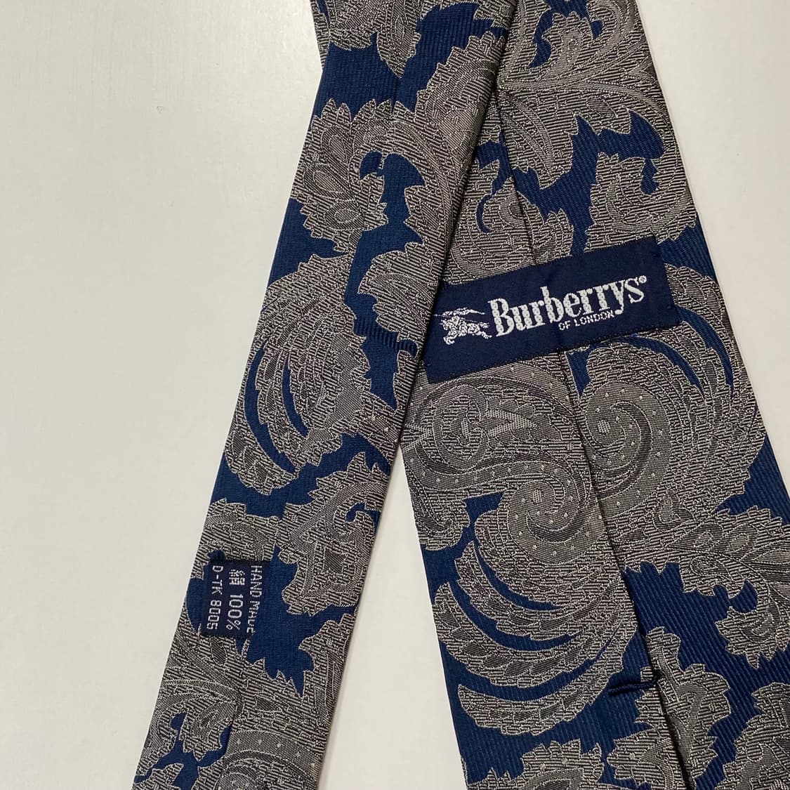 버버리 페이즐리 심플로고 명품 정품 넥타이 (Burberry) 상품이미지5