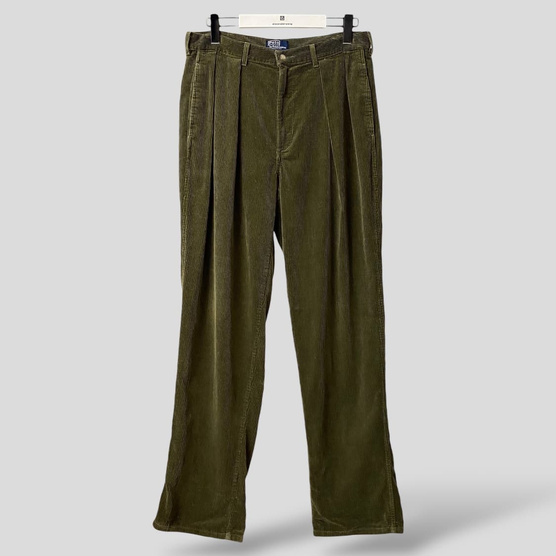 (34)90s 폴로랄프로렌 투턱 코듀로이 팬츠 USA 상품이미지1