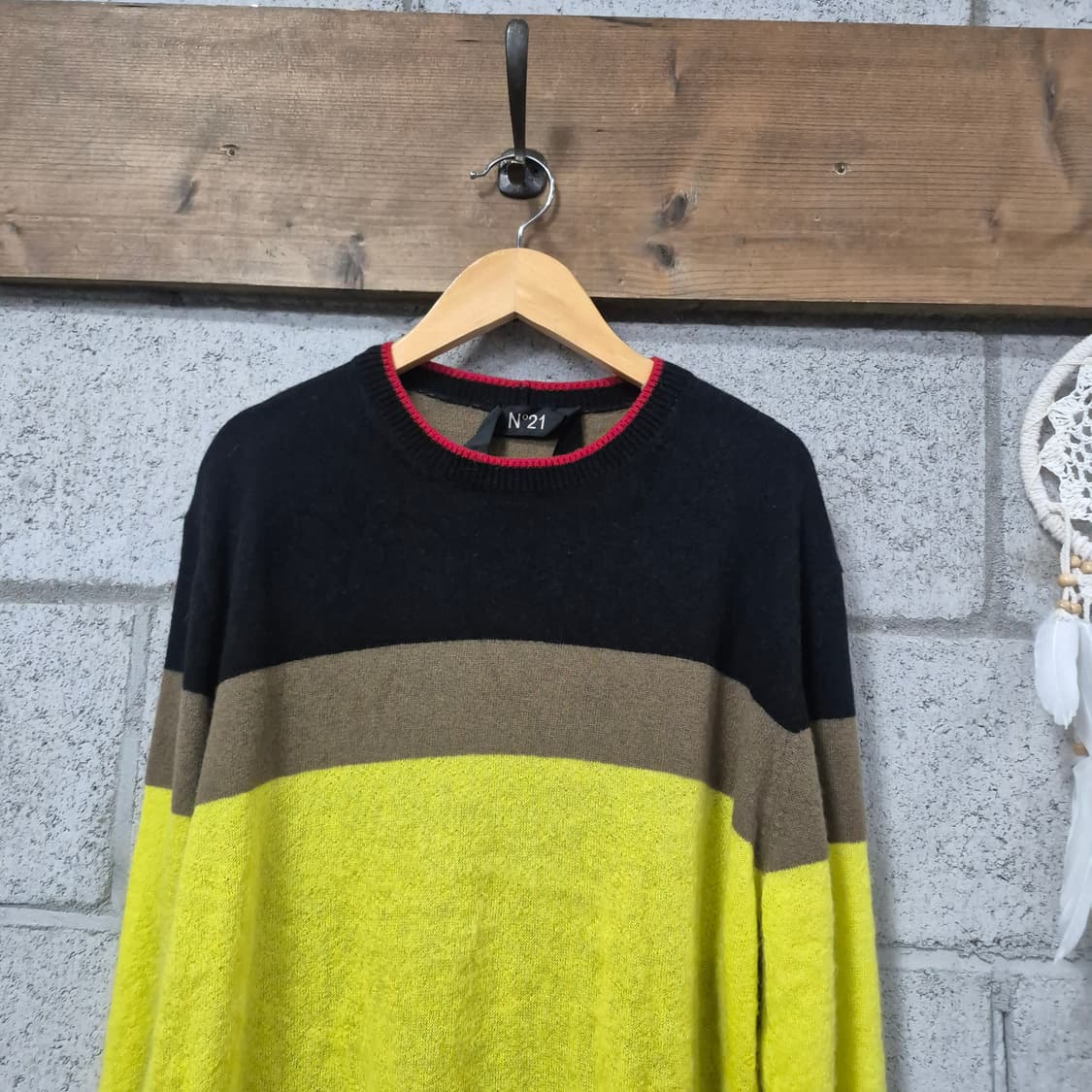 N21 /No.21 배색 컬러 니트 상품이미지2