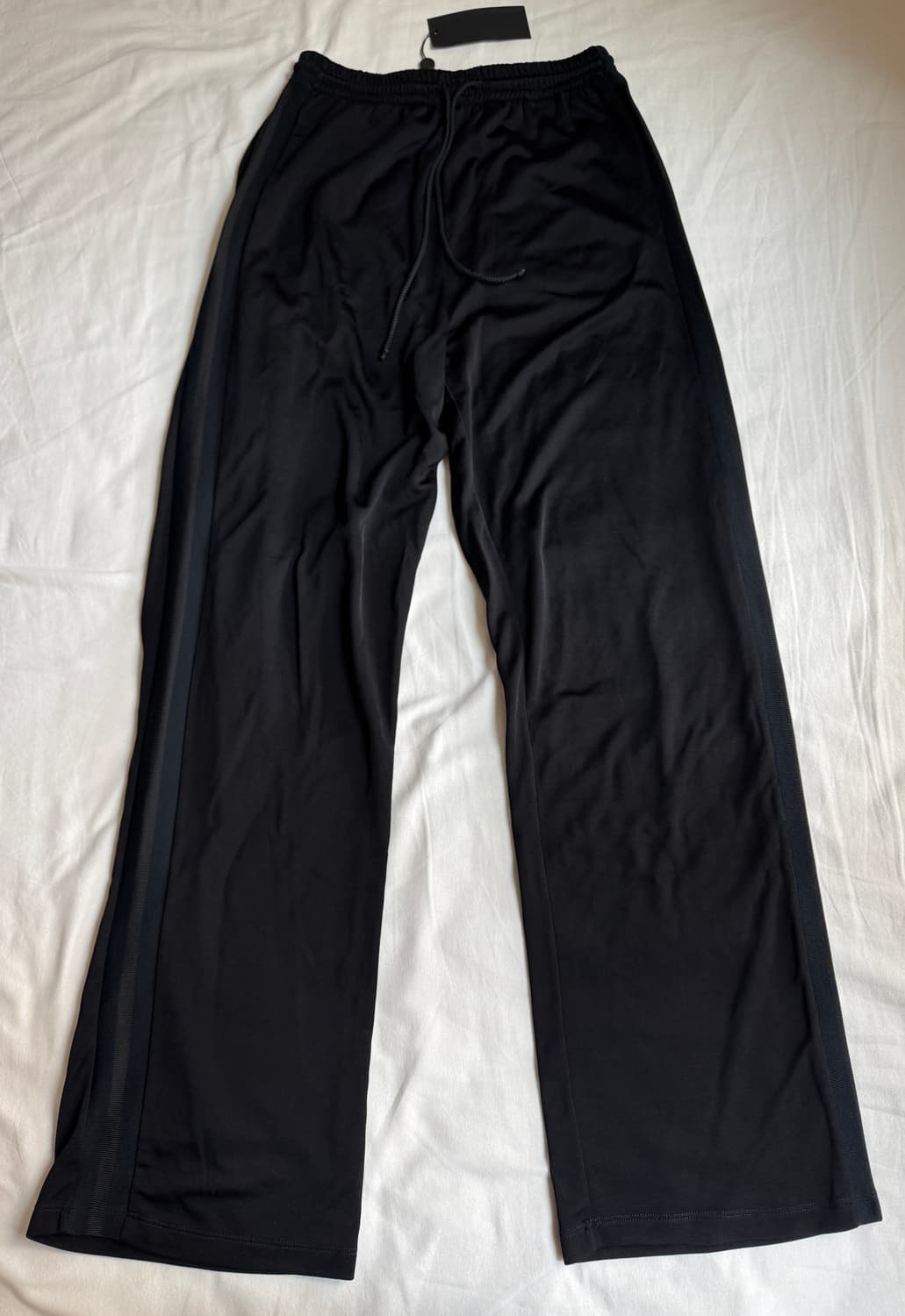 MM6 메종 마르지엘라 사이드라인 와이드 팬츠 블랙  Margiela 상품이미지1