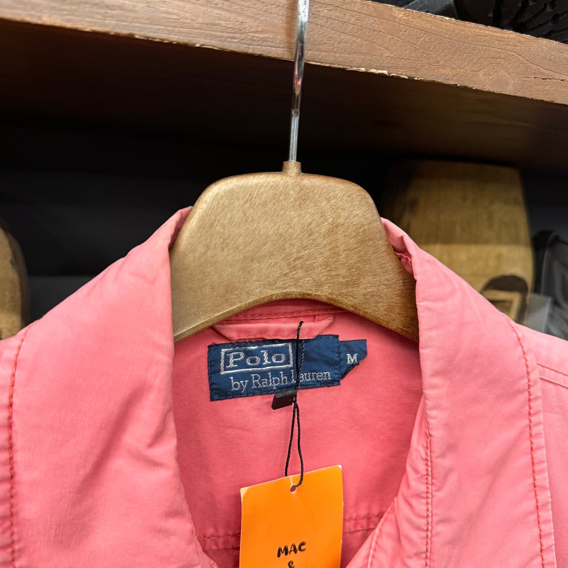 90s 폴로 랄프로렌 코튼 스윙탑 자켓 블루종 핑크 N646 상품이미지5