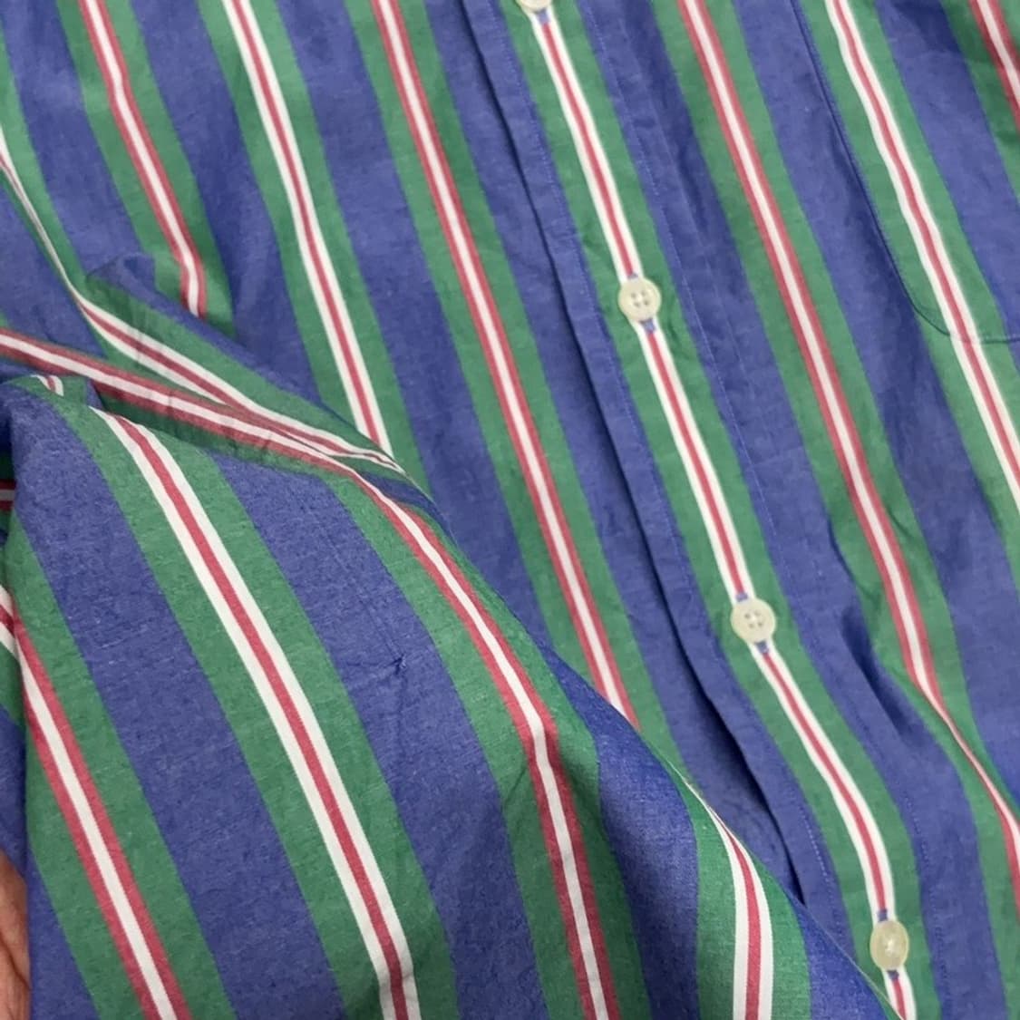 폴로 랄프로렌 골프 틸든 스트라이프 반팔 셔츠 L P00066 상품이미지5