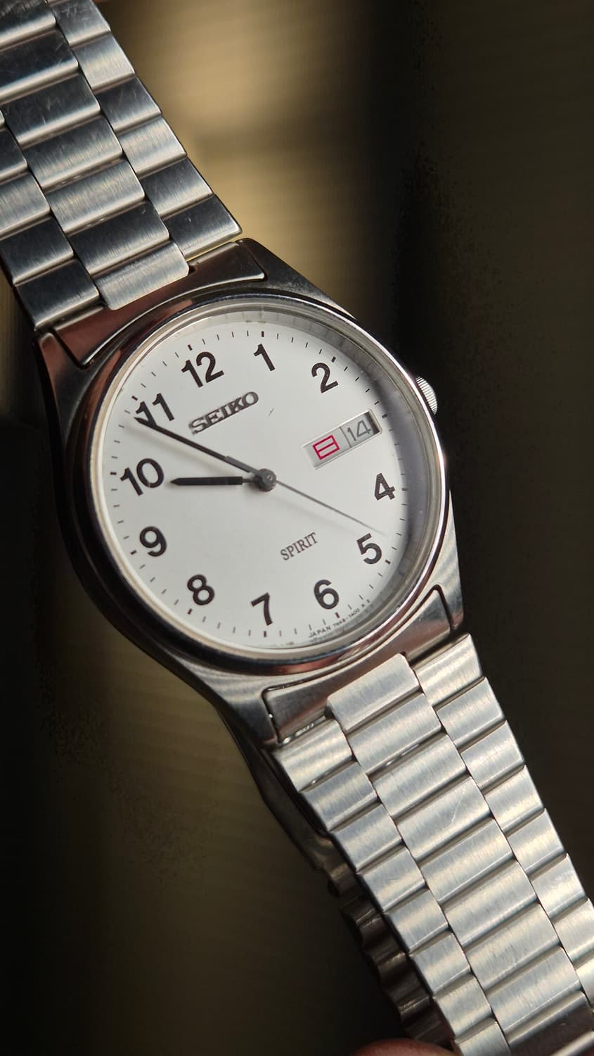 90's Seiko Arabic Index Quartz Daydate 상품이미지2