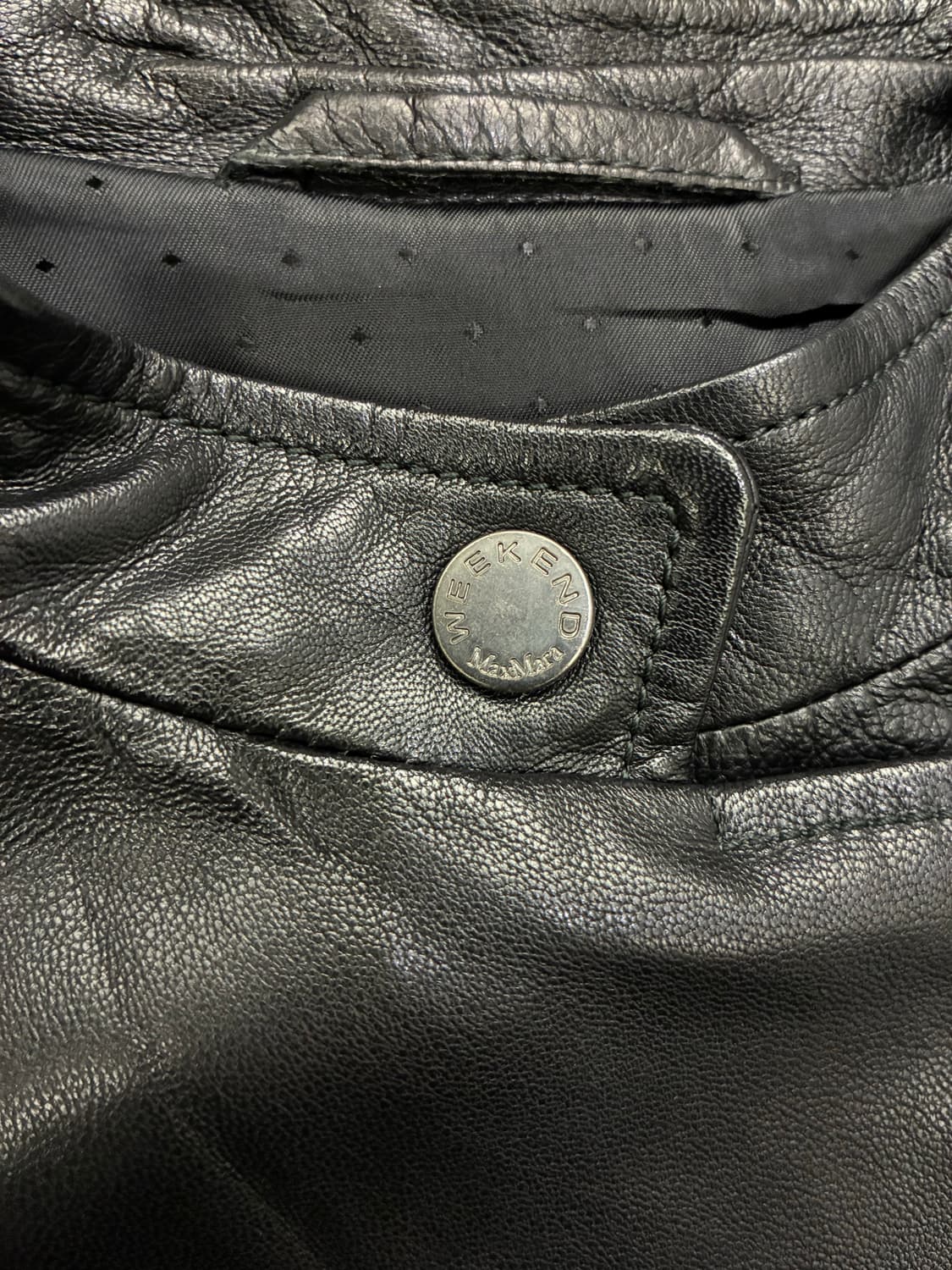 28)Max Mara 막스마라 여성 2way 지퍼 가죽 자켓 상품이미지6