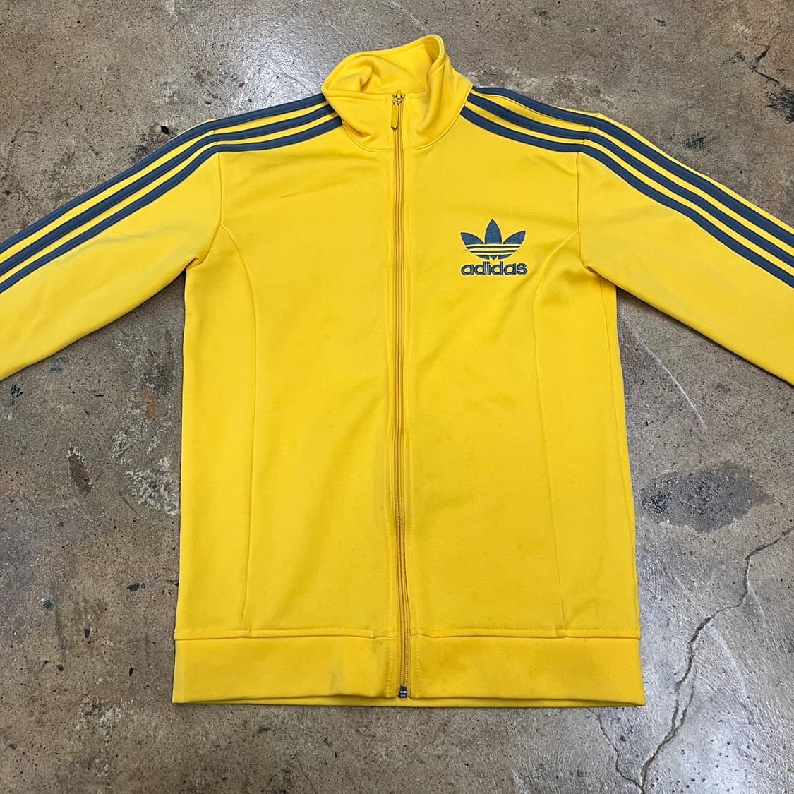 [정품/95] 아디다스 옐로우 삼선 트랙탑 져지 b10 상품이미지3